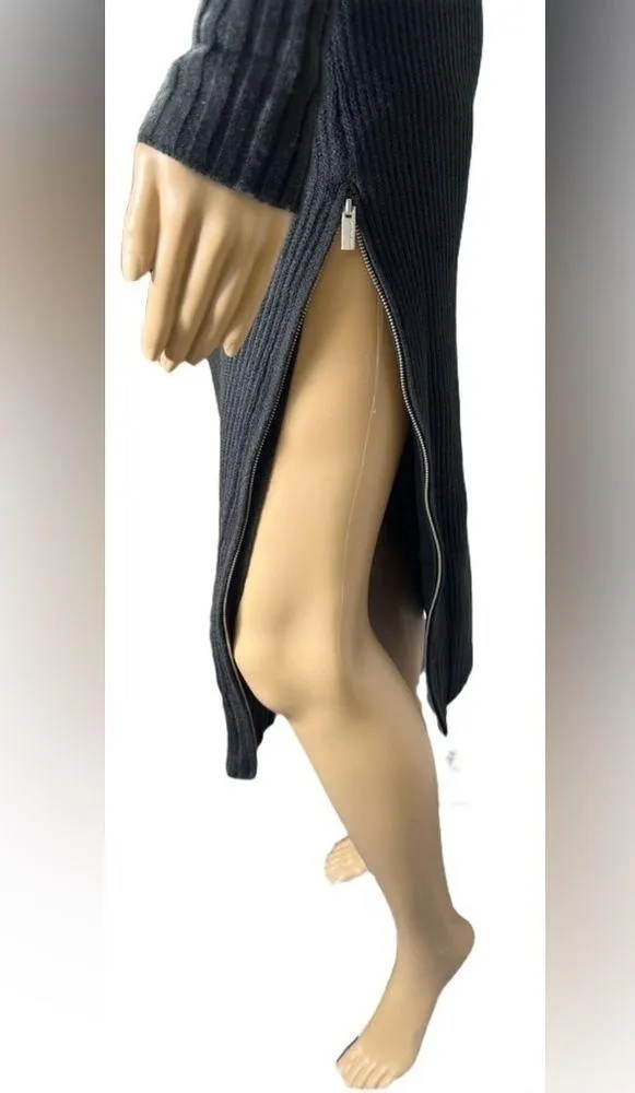 CALVIN KLEIN Woman’s Ribbed Long Sleeve Crew Neck Dress - Image 4