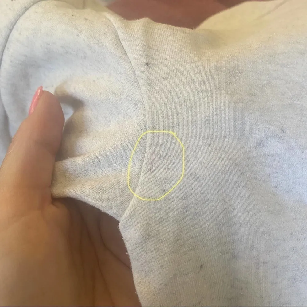 𝅺ADIDAS Melange Pullover Hoodie Oatmeal Small - Image 7