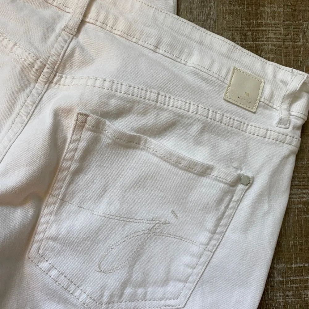 JAG JEANS White Mid Rise Skinny Stretch Jeans Ankle Women’s 12 Coastal Classic - Image 11
