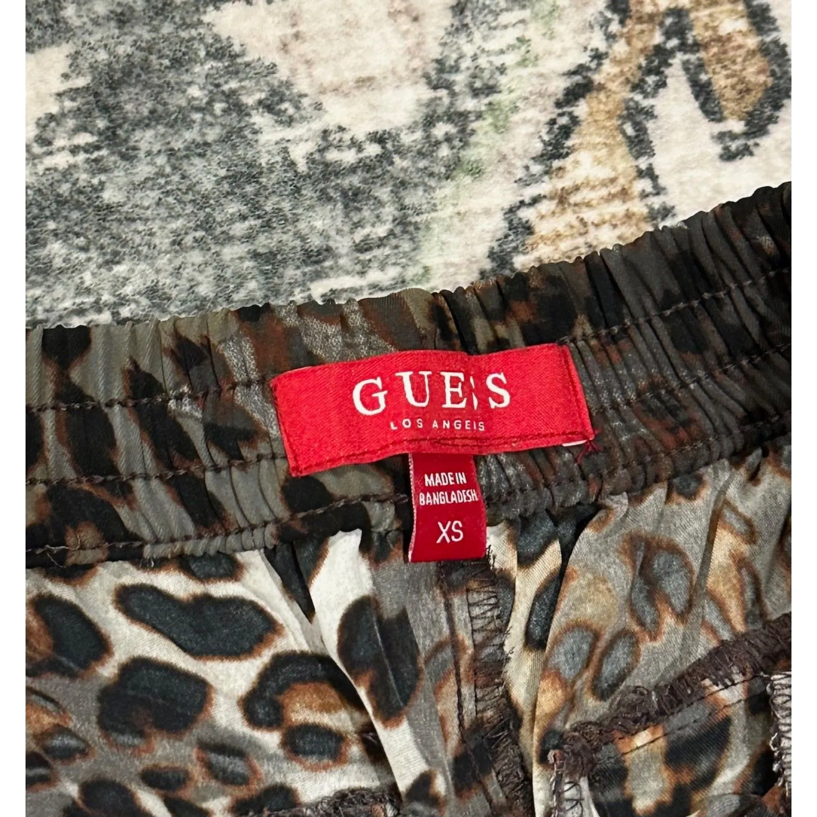GUESS Leopard Print Jogger Pants - Image 5
