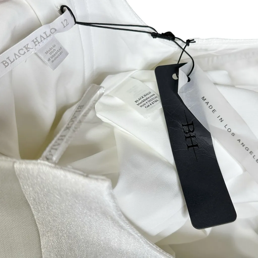 BLACK HALO Lena Sheath Dress, Crystal Porcelain, 12 (US) - Image 13