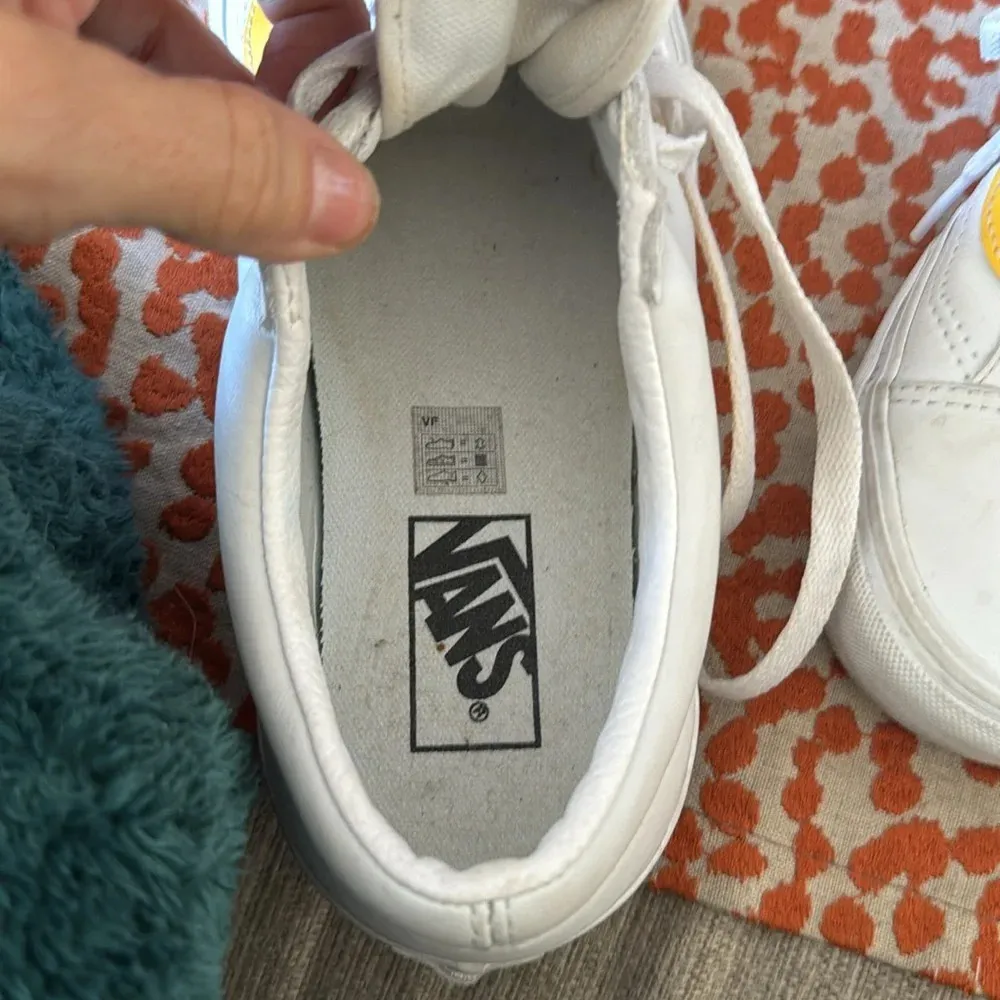 Vans Style 36 Leather Pop Yellow/True White Sneakers Low-Top Shoes Mens 9 W 10.5 - Image 11