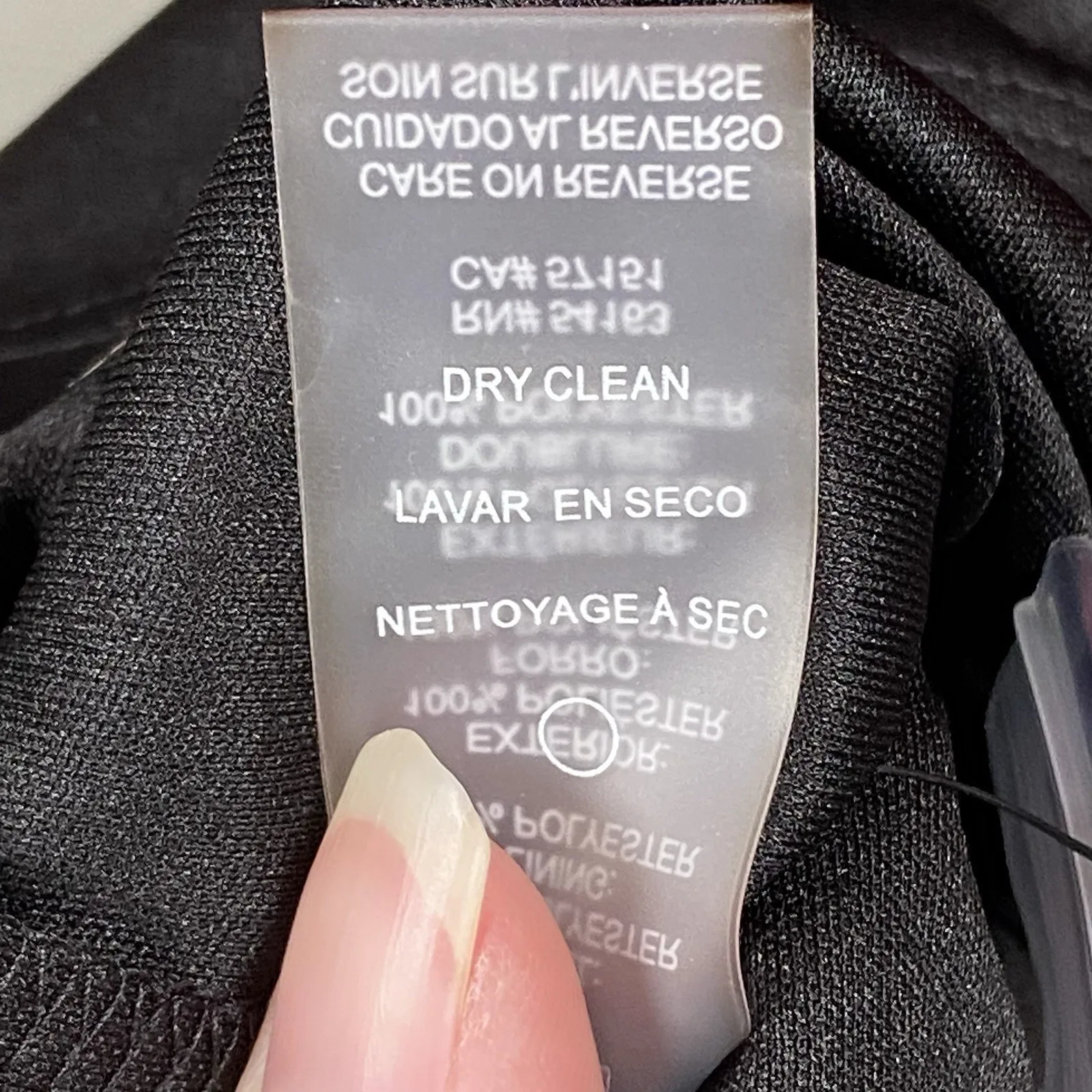 Marc New York Dress Women’s 18 Red Black Floral Sheer Long Sleeve Hi-Low NEW - Image 6