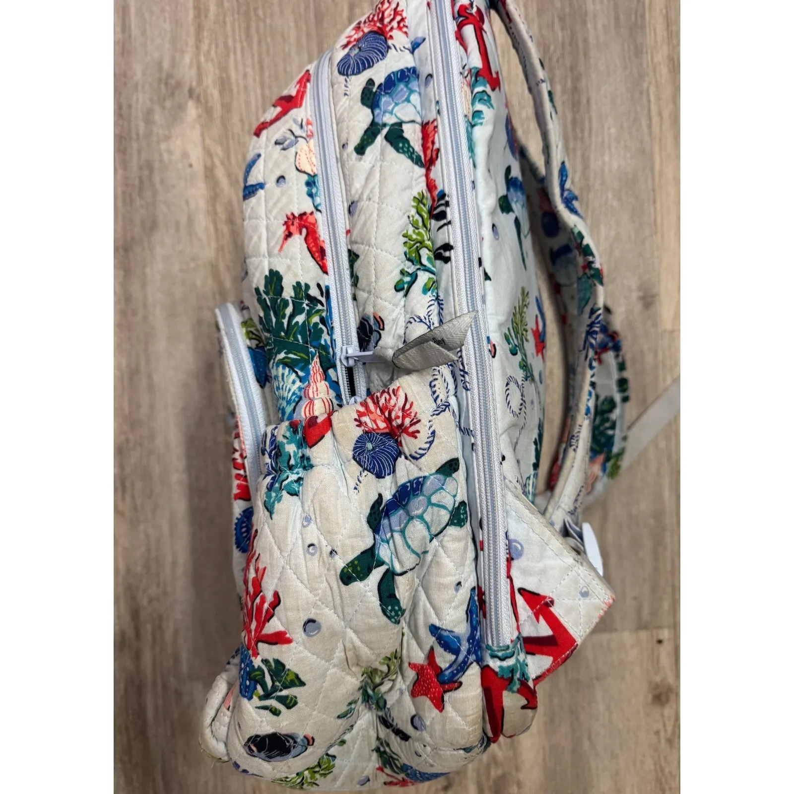 Vera Bradley Ocean Sea Turtle Dream Backpack Discontinued Style Collectible - Image 7
