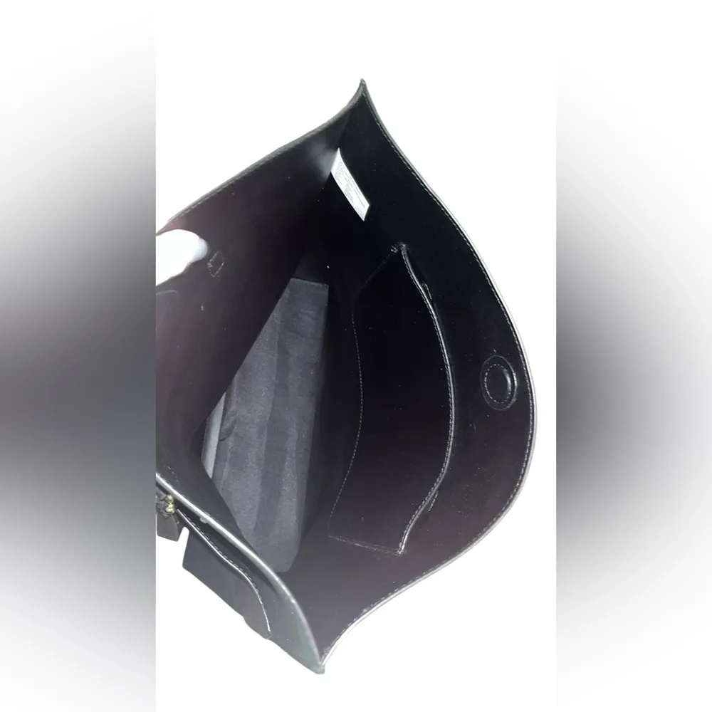 Big Buddha Black Tote with Silver Hardware - Image 5