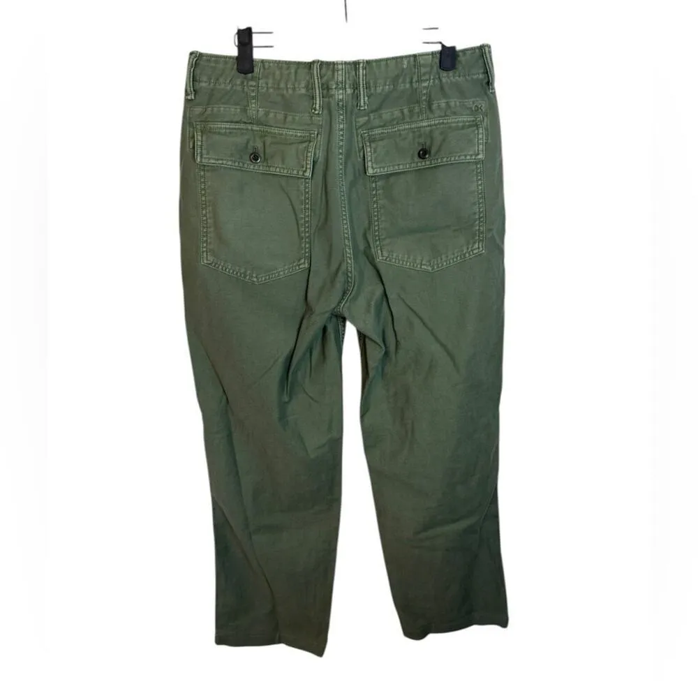 Outerknown Olive Green Westbound Utility Pants Women's Size 31 - Image 2
