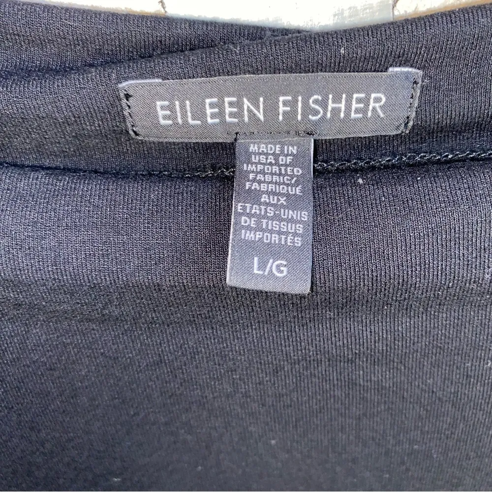 Black Jersey Knit Bateau Neck Long Sleeve Dress - Image 6