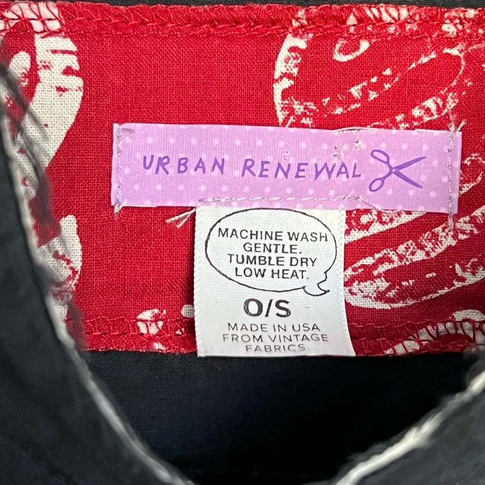 Urban Outfitters Urban Renewal Western Snap Reworked Tunic Top | Black | OS - Image 6