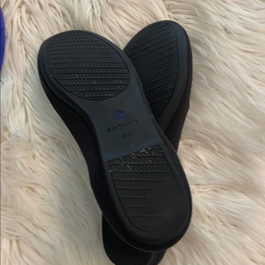 Rothy's Women's Black Loafers-size 8.5 very good condition please see all photos - Image 6