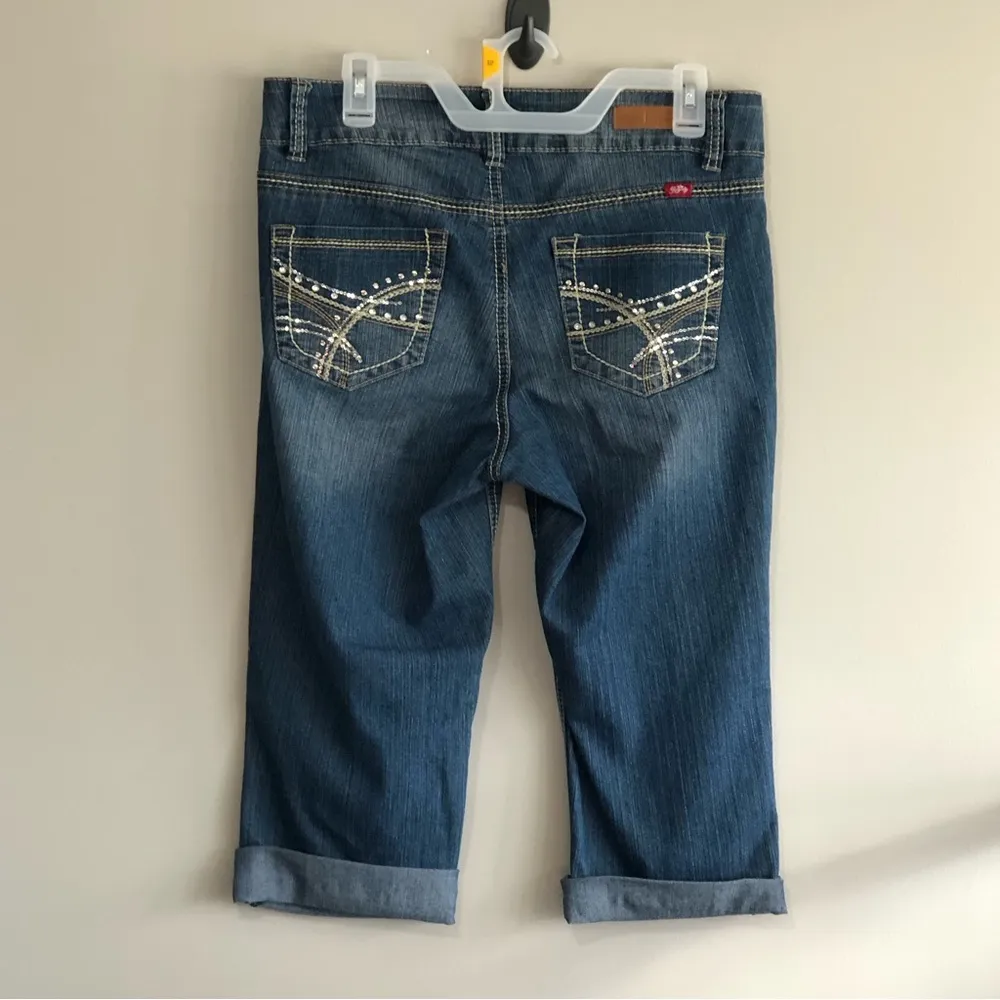 Royalty Cropped Denim Jeans Women’s Size 8 - Image 2