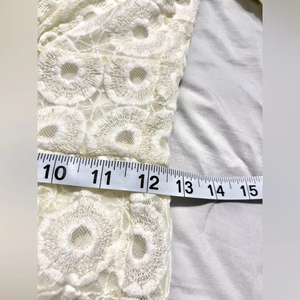 NWT Banana Republic Mad Men Ivory Lace Dress Size 2P - Image 6