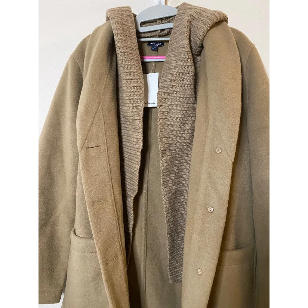 New Splendid‎ Annika Coat knit removeable collar Sz XS - Image 8