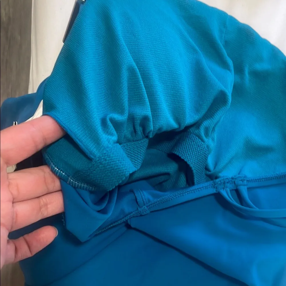 Aqua Green Teal Women's One Piece Swimsuit - Image 4