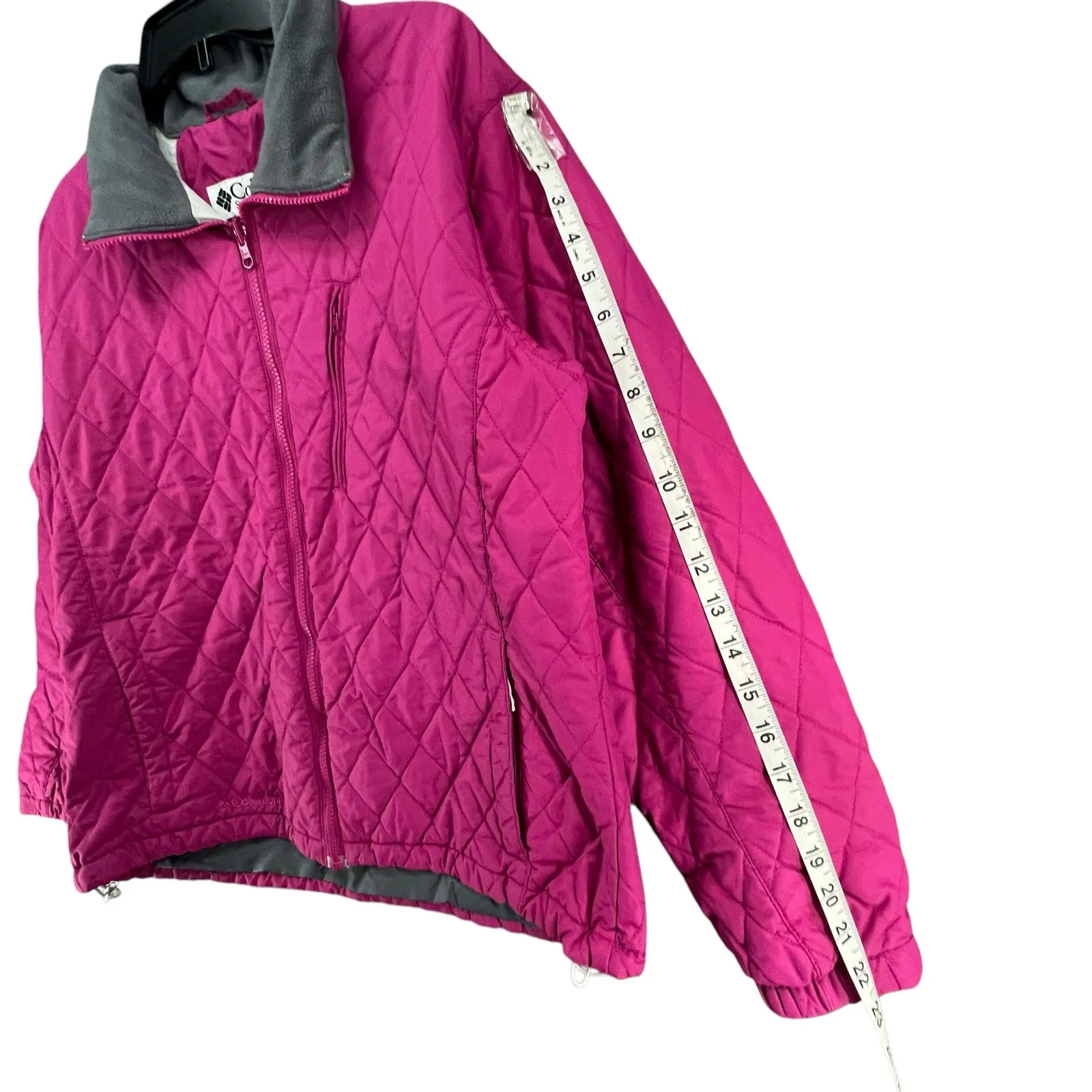 Columbia Vertex Core Interchange Jacket Womens L Pink Quilted Full Zip Outdoors - Image 10