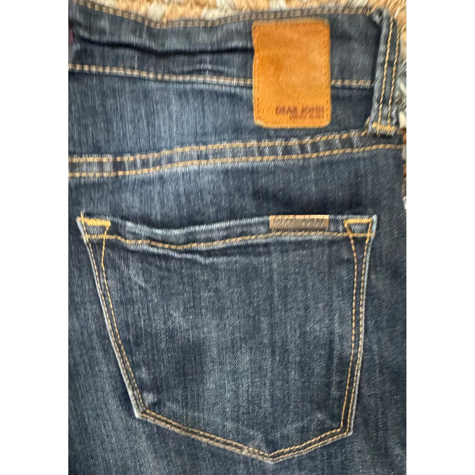 Dear John Women's Low Rise Distressed Denim Dark Wash Skinny Jeans SZ 26 W29/L28 - Image 7