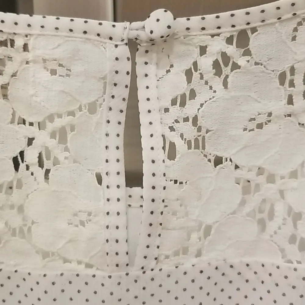 💕ANNE TAYLOR LOFT💕 Lace Polka Dot Print Dress - Image 7