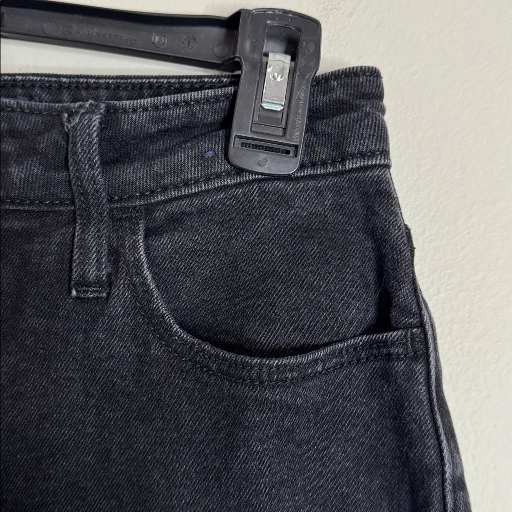 Hollister Ultra High-Rise Dad Jean Vintage Stretch in Washed Black size 26 - Image 7