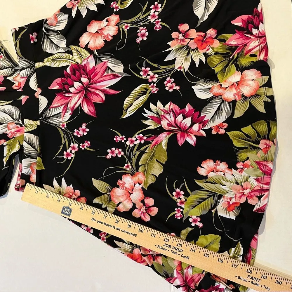 Bar III Bar lll | womens medium floral dress cut out sides retro - Image 5