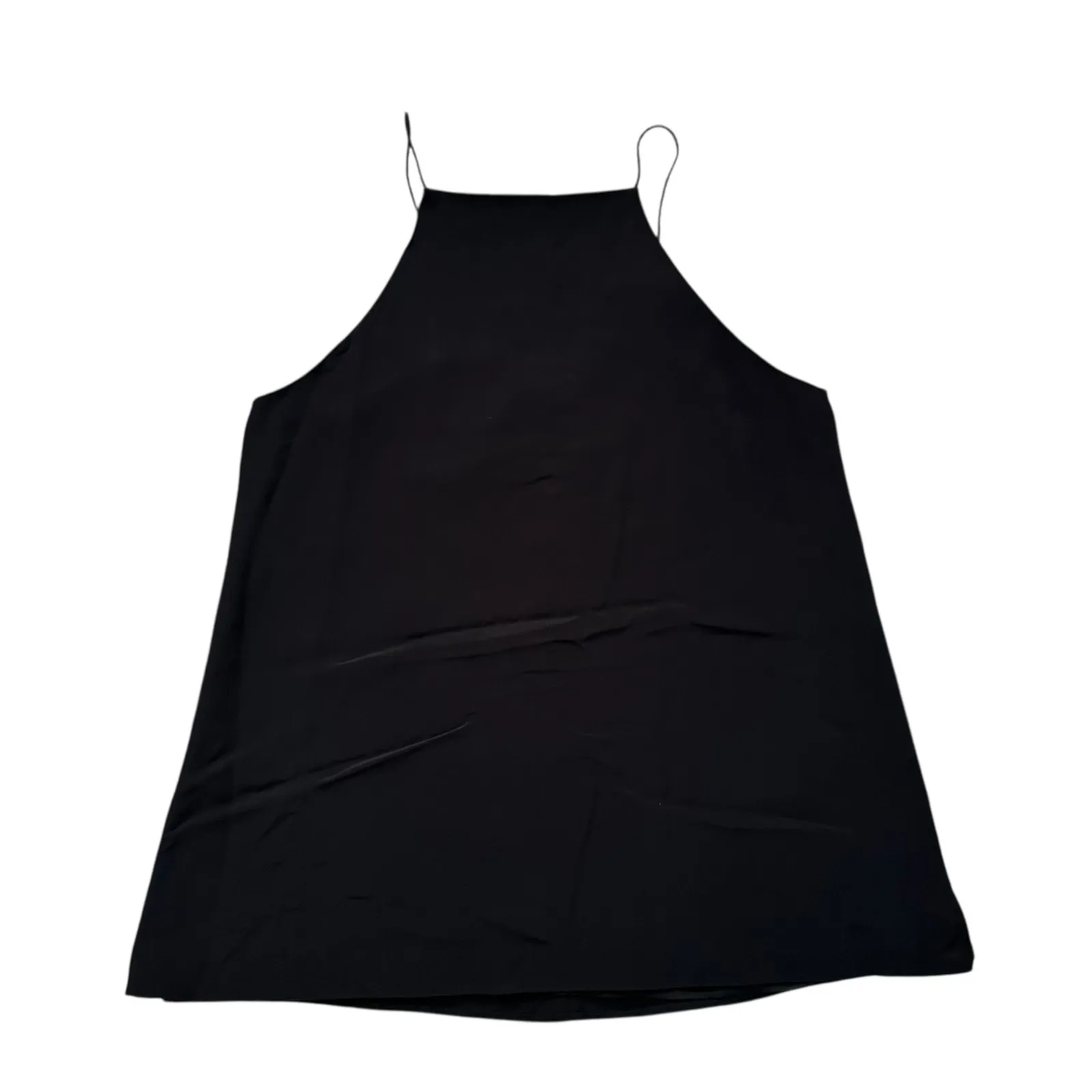 Cami NYC black silk lace back sleeveless tank top size M - Image 13