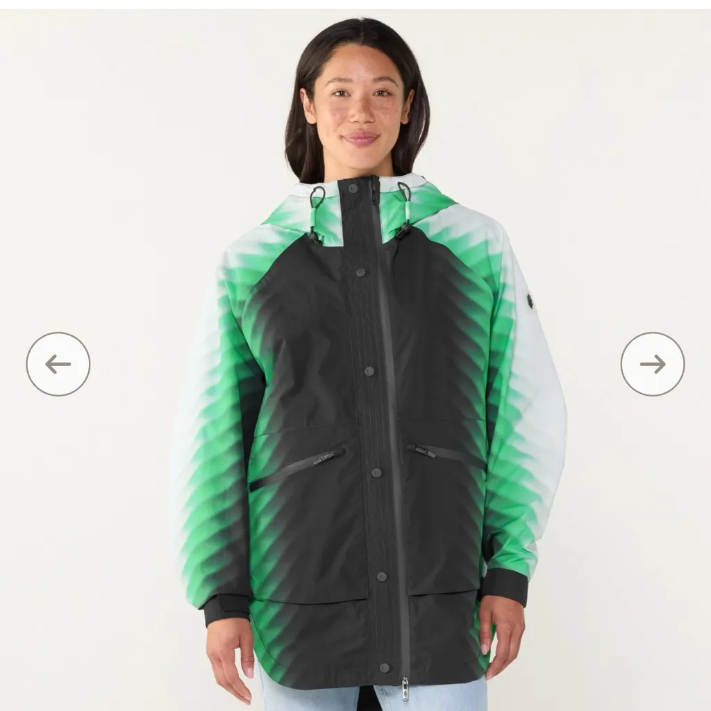 FP Movement Singin in the Rain Printed Jacket - Women's alien combo Medium NWT - Image 2