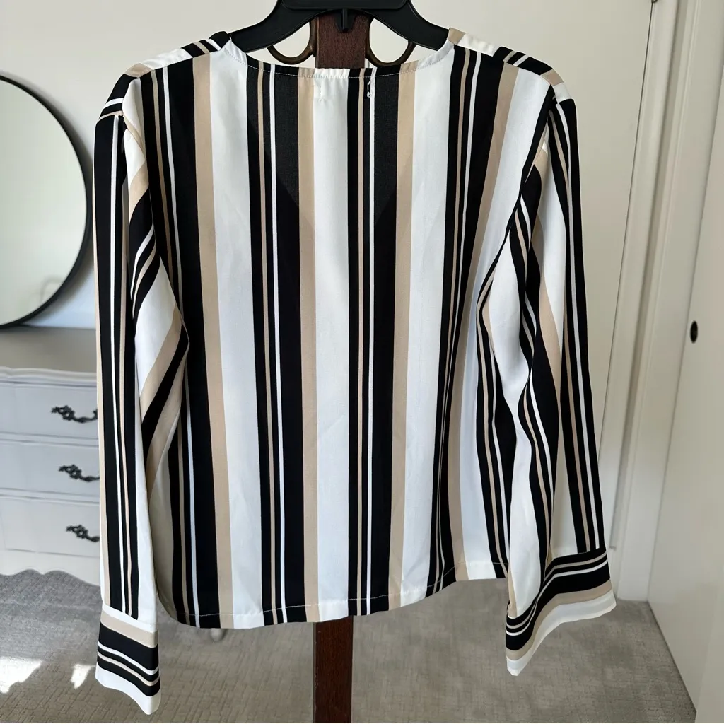 Lush Stripped Blouse - Image 2