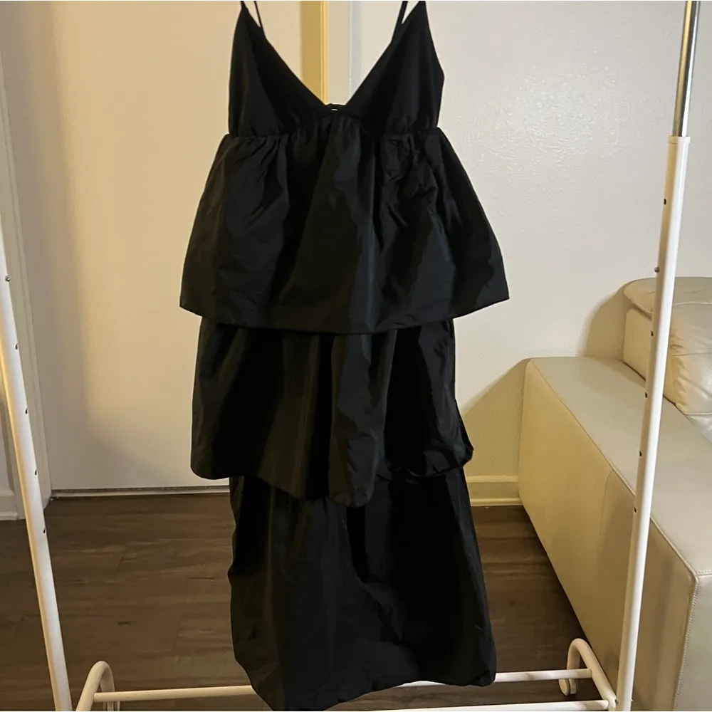 midi-Maxi Spaghetti’s straps ruffle dress - Image 9