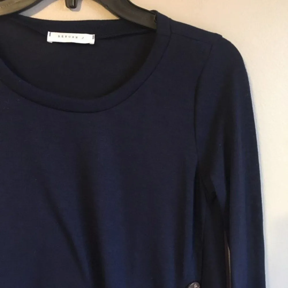 Reborn J  medium navy long top - Image 3