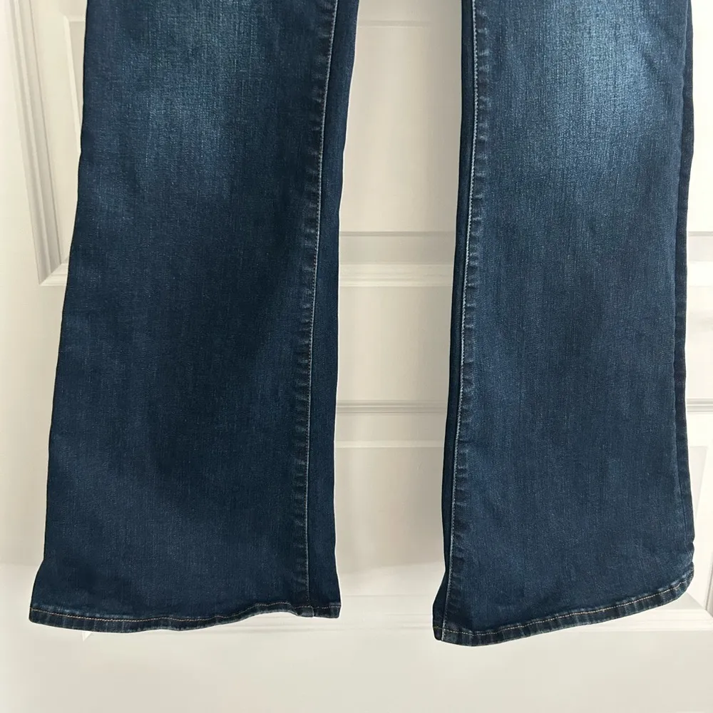 Soft Surroundings Flare Jeans Blue Size 8 - Image 5