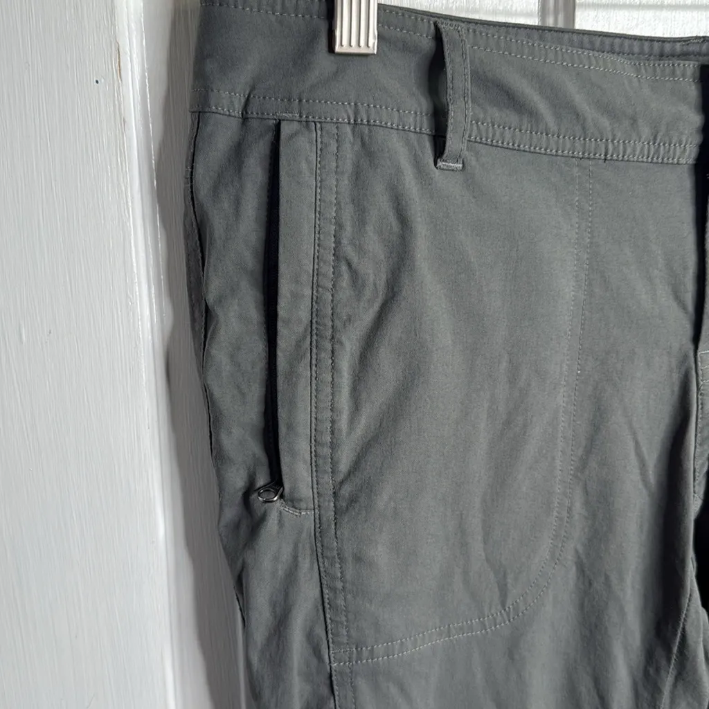 REI Coop Women’s Convertible Trail Activewear Pants in Gray W1811 Sz 12 Petite - Image 2