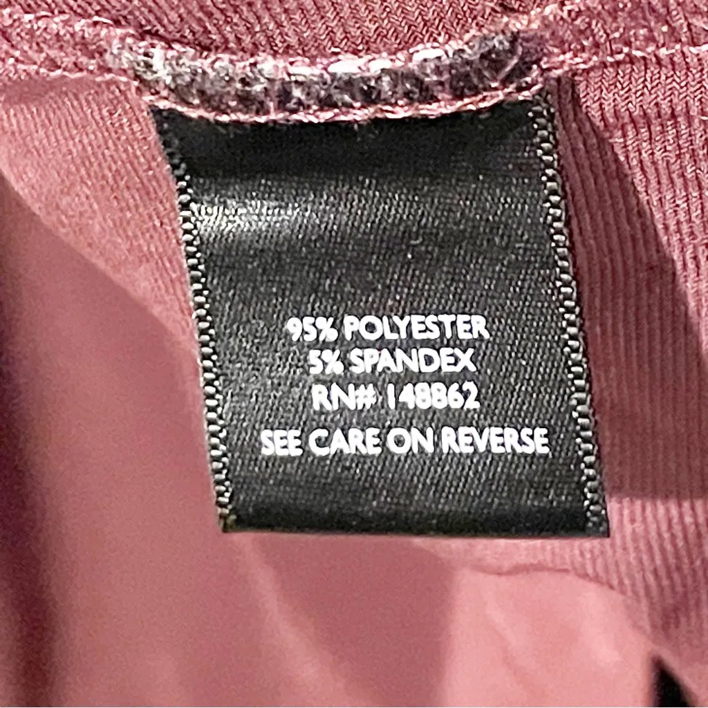 Torrid‎ Plus Size 5X Plum Studio Knit Twist Front Snap Long Sleeve Bodysuit - Image 5