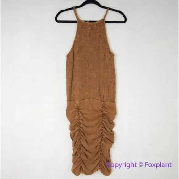 New! Free People FP One Katya Thermal Tank mini Dress in in‎ Cinnamon, size M - Image 9
