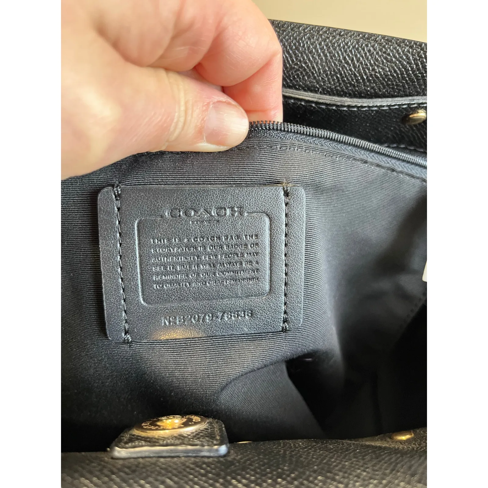 Coach City Signature Canvas Large Tote Shoulder Bag Brown Monogram Purse - Image 3