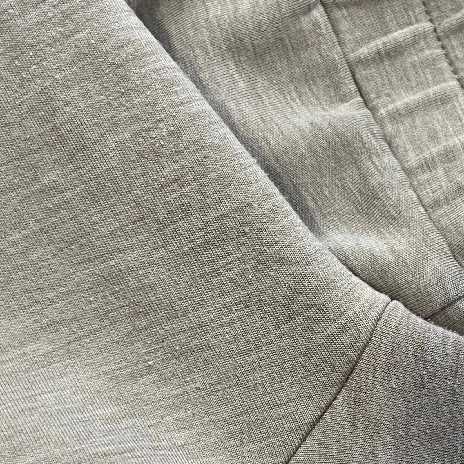 VARLEY DoubleSoft Lounge Jogger Pants Large Taupe Mark Knit Drawstring Casual - Image 12