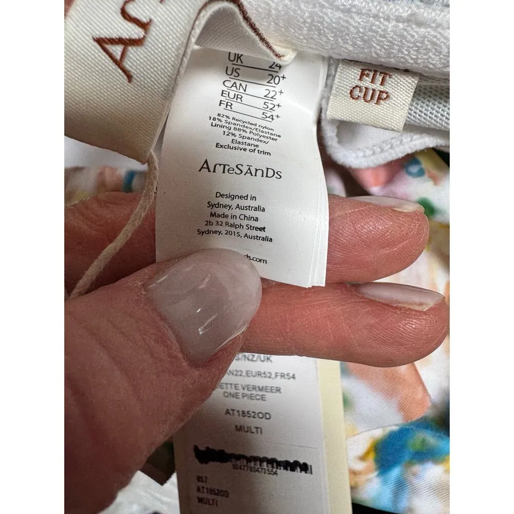 Artesands ODETTE VERMEER ONE PIECE women’s swimsuit size 20 new with tags - Image 8