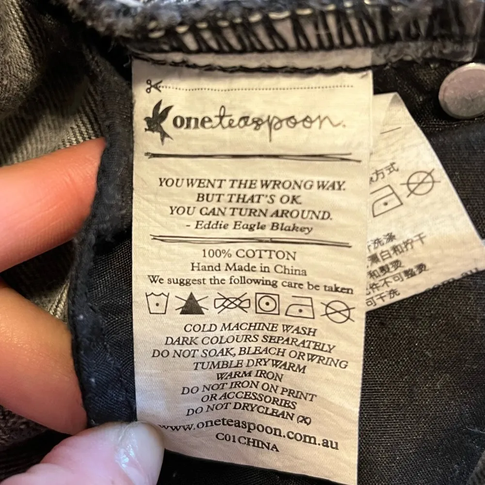 One Teaspoon Gray Acid Melrose Trashed Freebirds In 27” Boyfriend Cut Jeans - Image 6