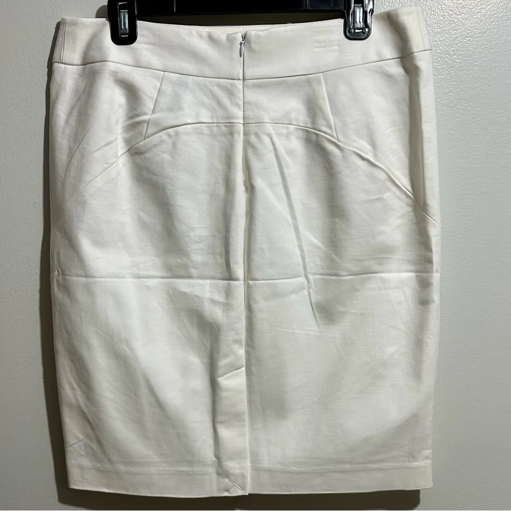 Grace Elements Classic White Pencil Skirt (680) - Image 2