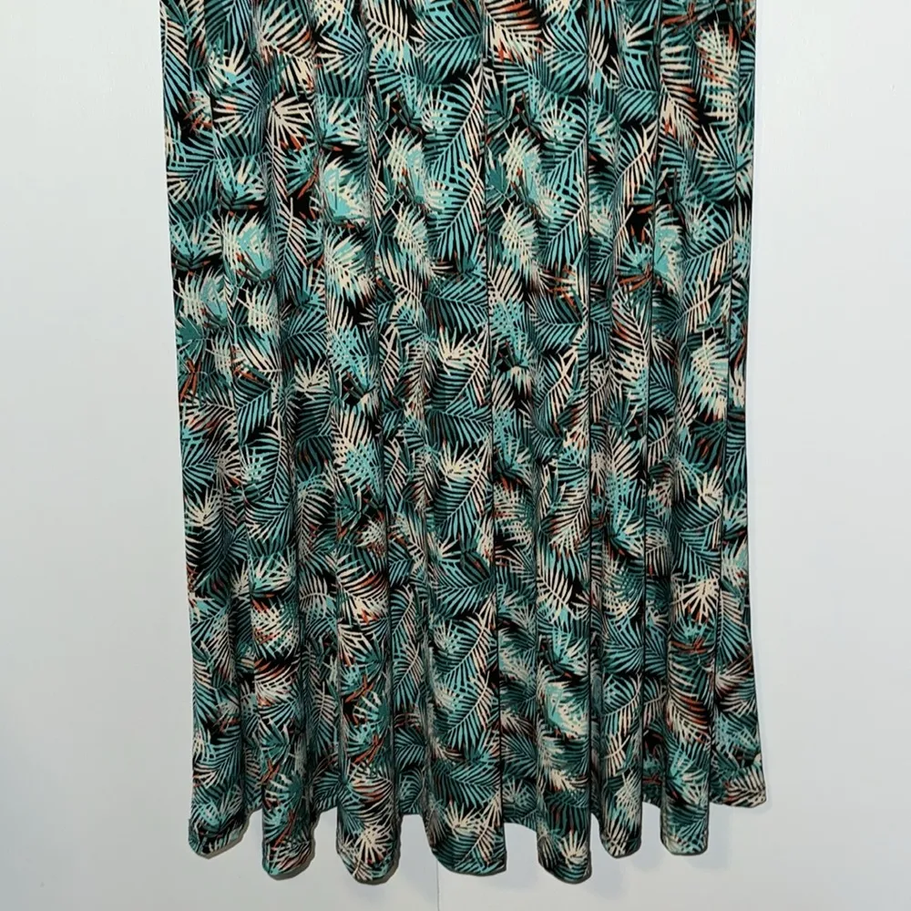 LuLaRoe Fern Palm Print Maxi Skirt Polyester Women’s Size XS Extra Small 2-4 - Image 3