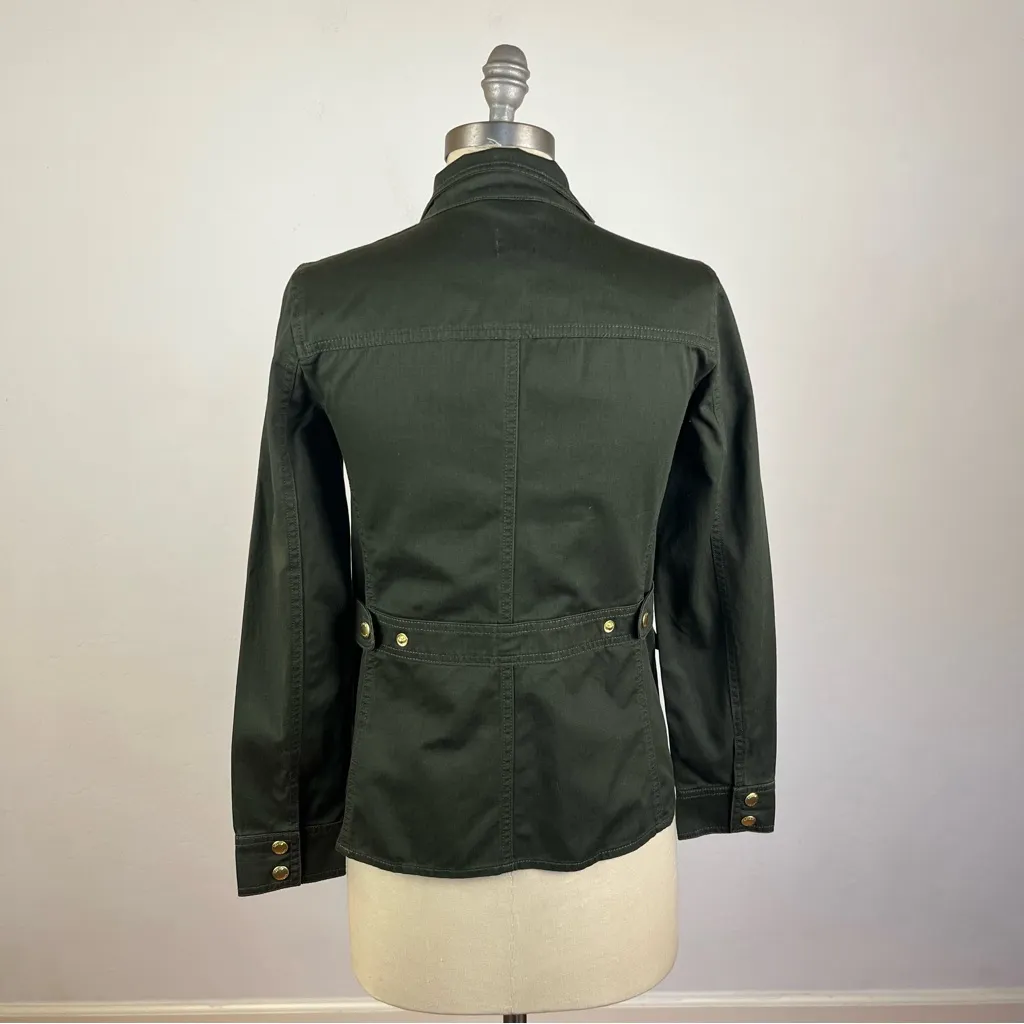 J. Crew Factory Forrest Green Field Jacket Size XXS - Image 5