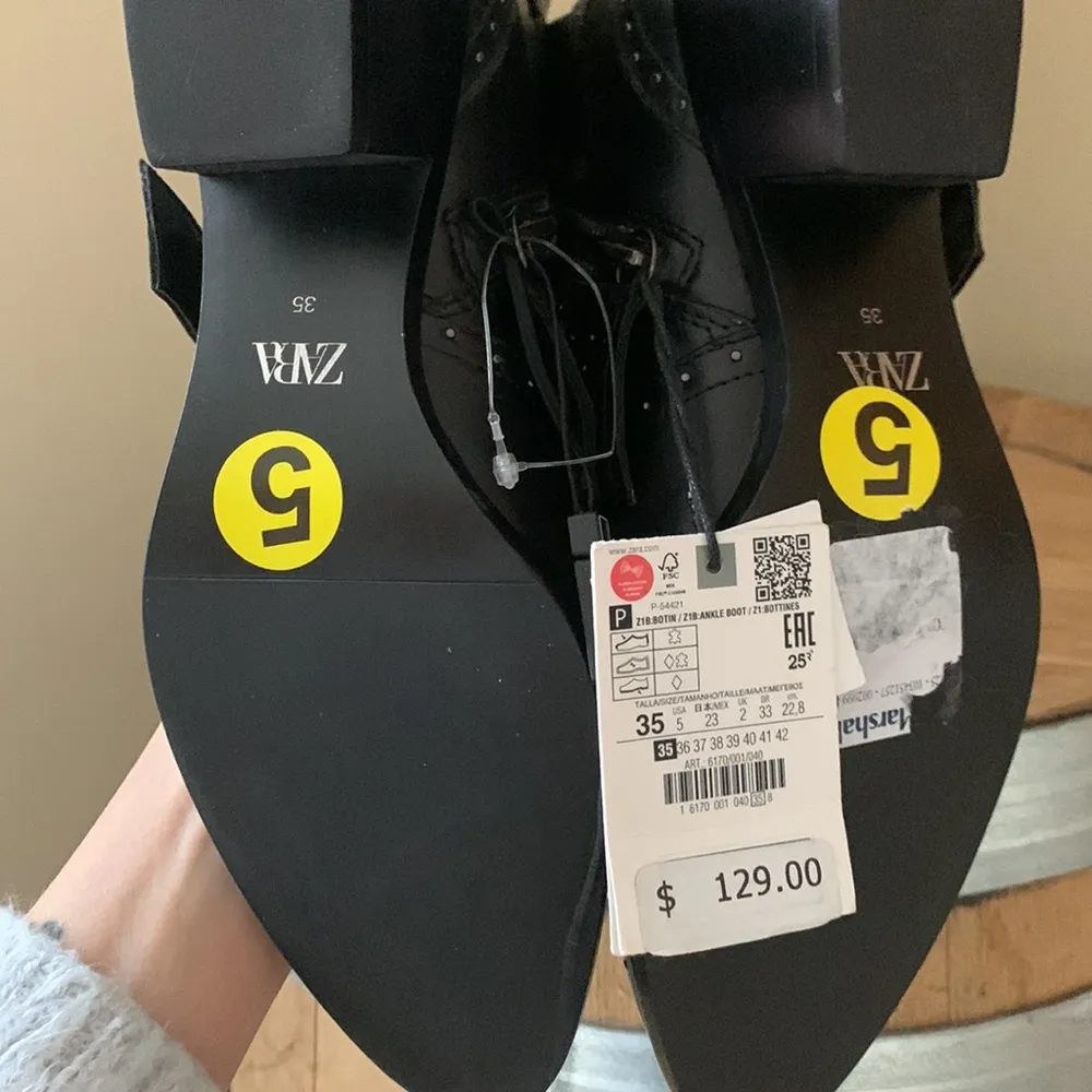 Zara Black Boots - Image 4