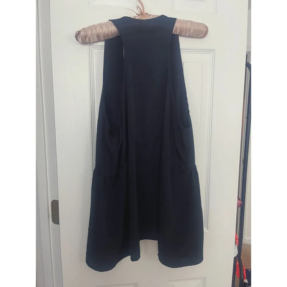 Converse One Star Tunic Racerback Tank Top Shirt black babydoll v-neck Size XL - Image 2