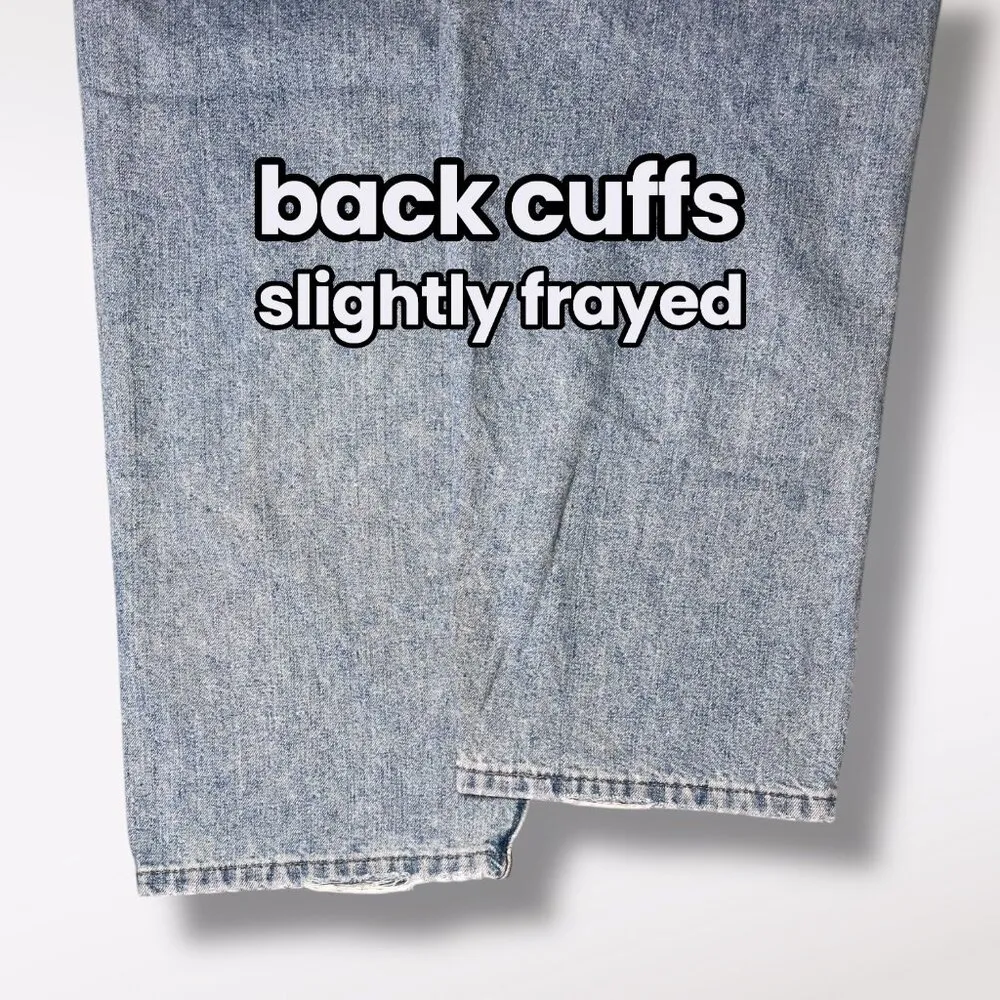 Lee Carpenter Jeans Light Wash Denim Petite 6 Y2K - Image 7