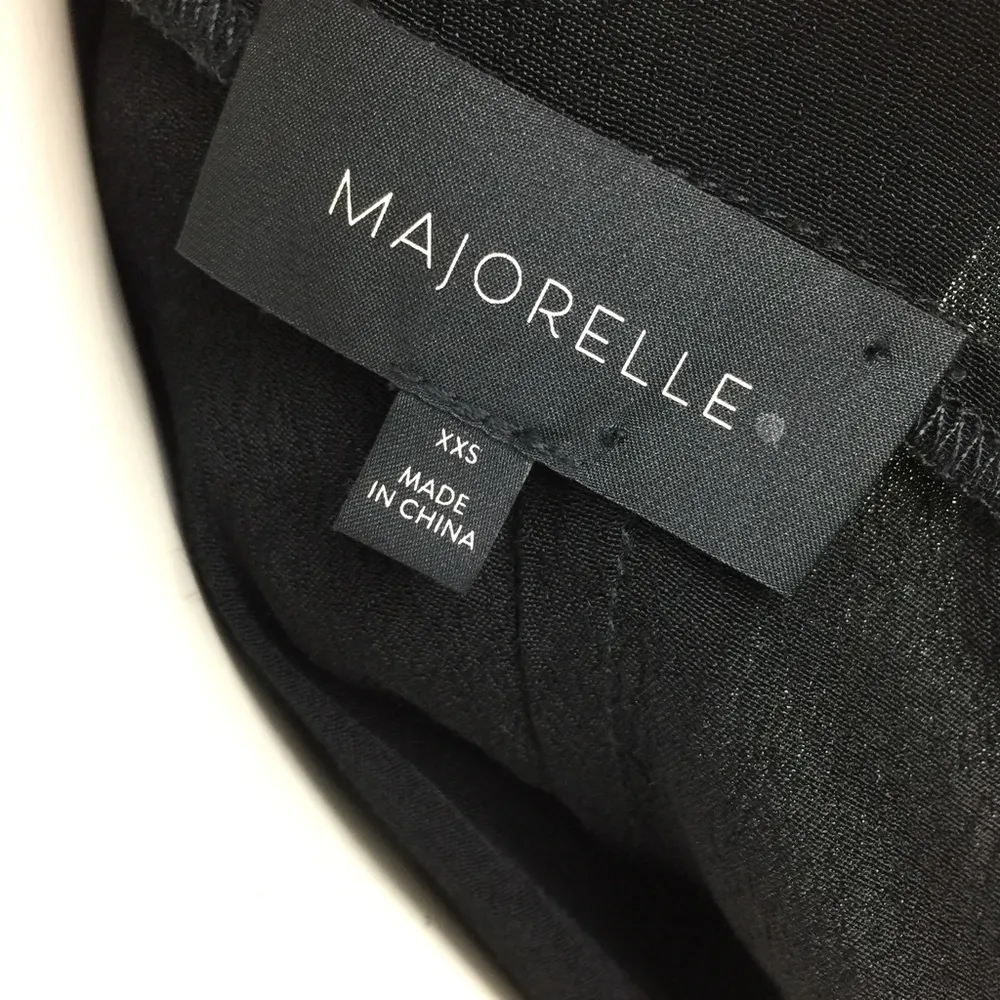 Majorelle Wrap Dress Cold Shoulder Black Size XXS - Image 4