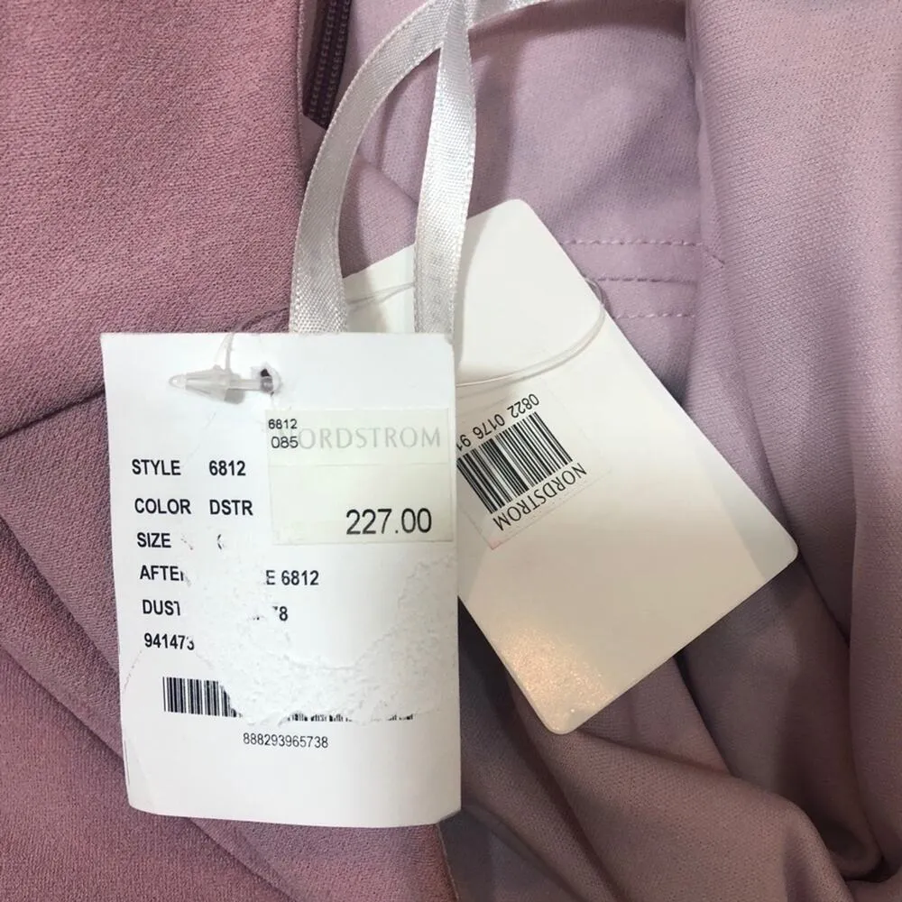 After Six Wide Bateau Neck Crepe Evening Dress XS - Image 3