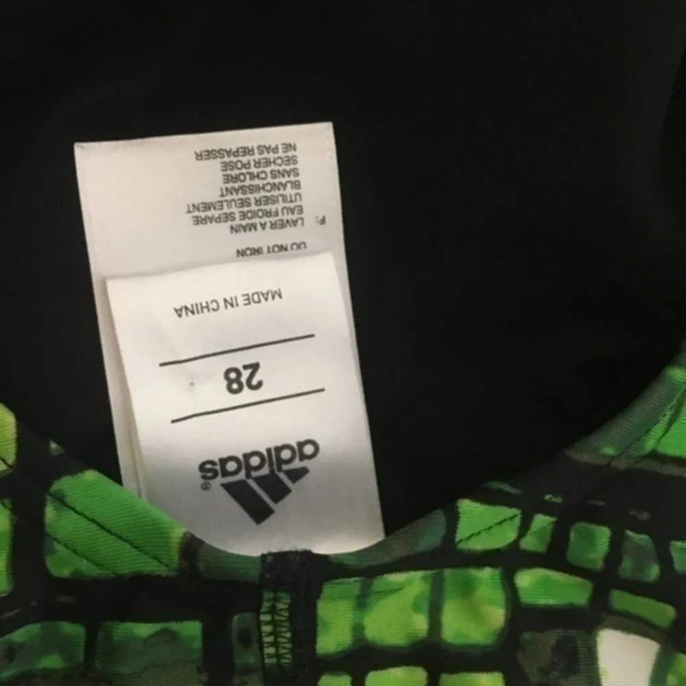 Adidas Swimsuit Stained Glass Vortex Back size 28 - Image 9