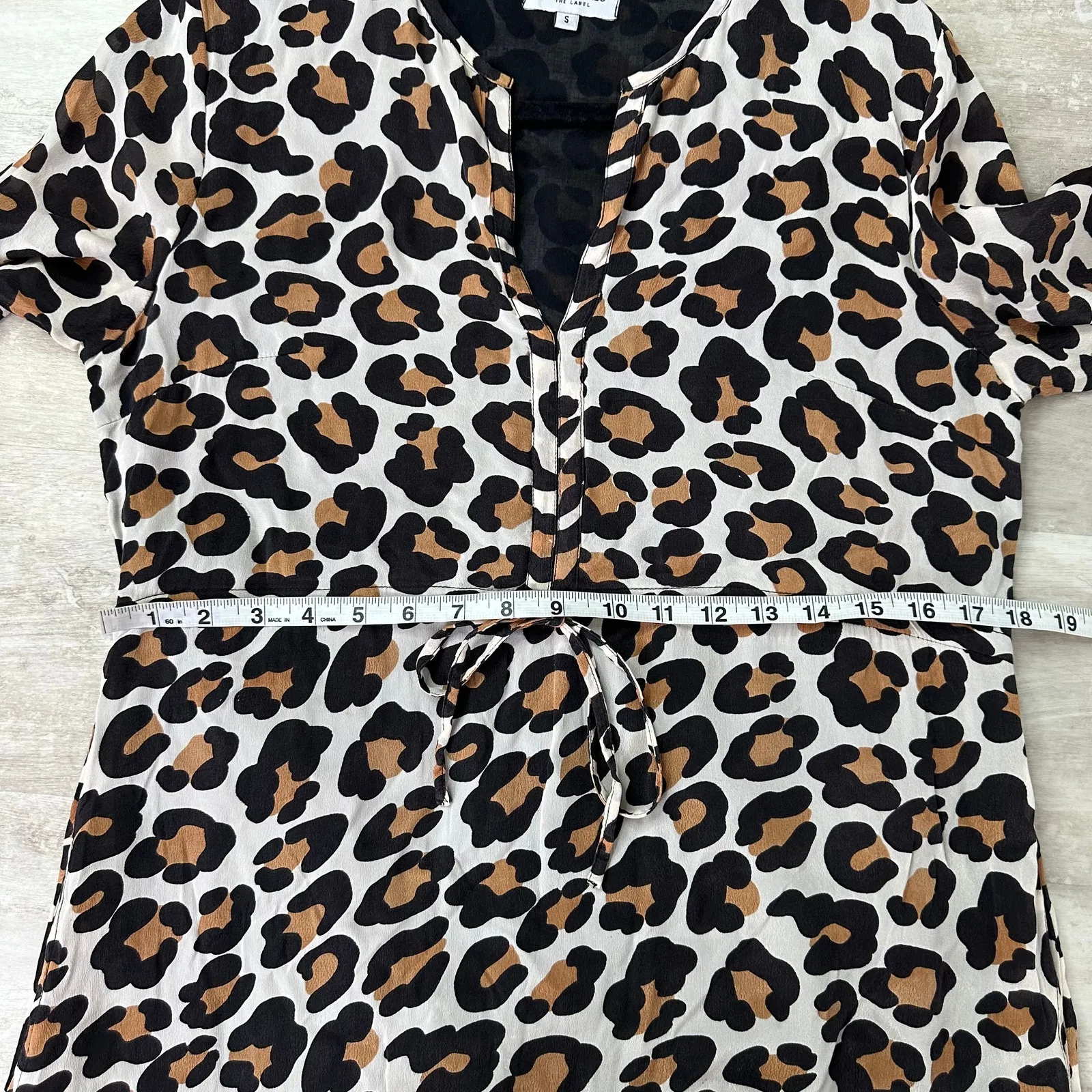 Olivia James the Label Lydia Dress in leopard cheetah animal print Small - Image 7