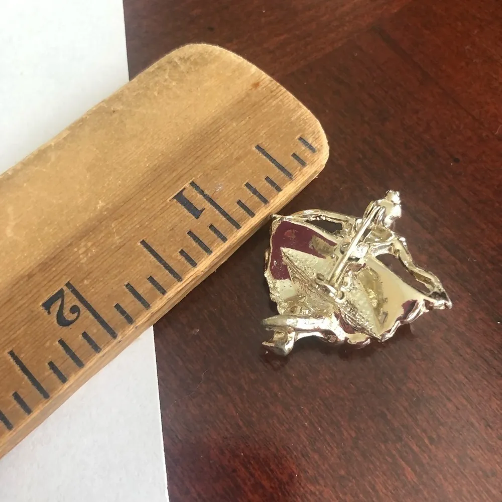 Vintage Ballerina Brooch - Image 3