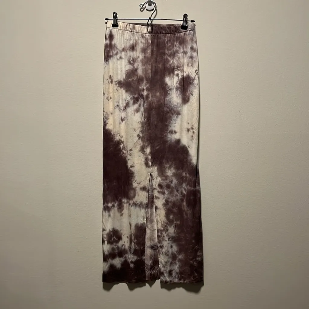 DISSH Coco Mauve Tie Dye Maxi Skirt, Size S Purple - Image 9