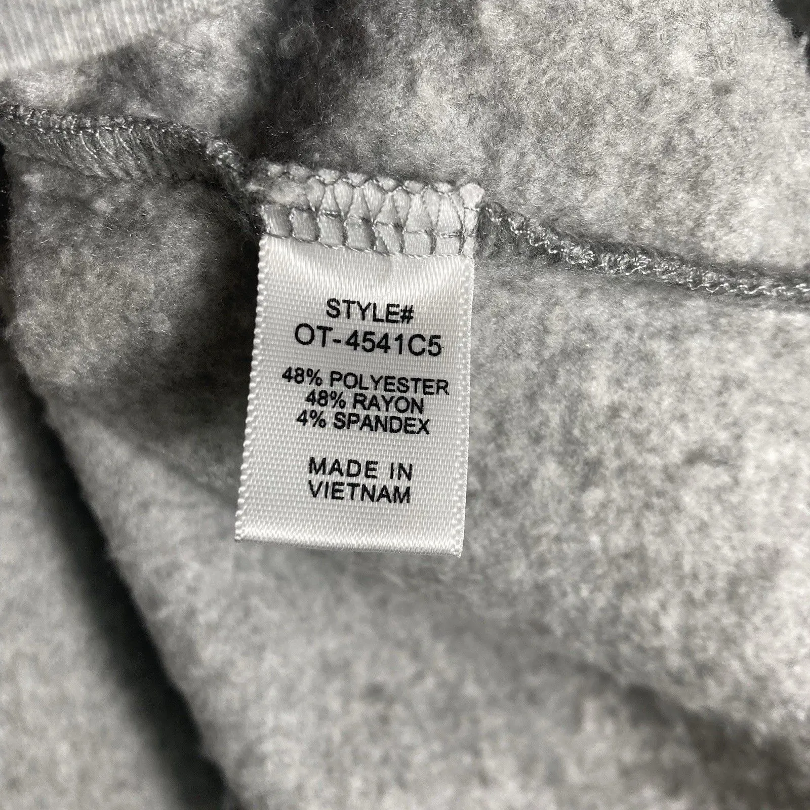 Graphic Western Sweatshirt Kick Rocks Cowboy Oversized Cropped Womens XS Raw Hem - Image 9