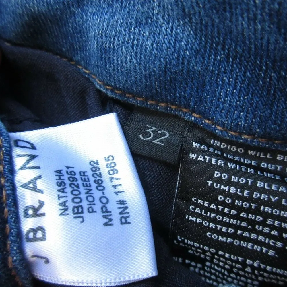 NWT J Brand Natasha in Pioneer Sky High Crop Skinny Button Fly Stretch Jeans 32 - Image 6
