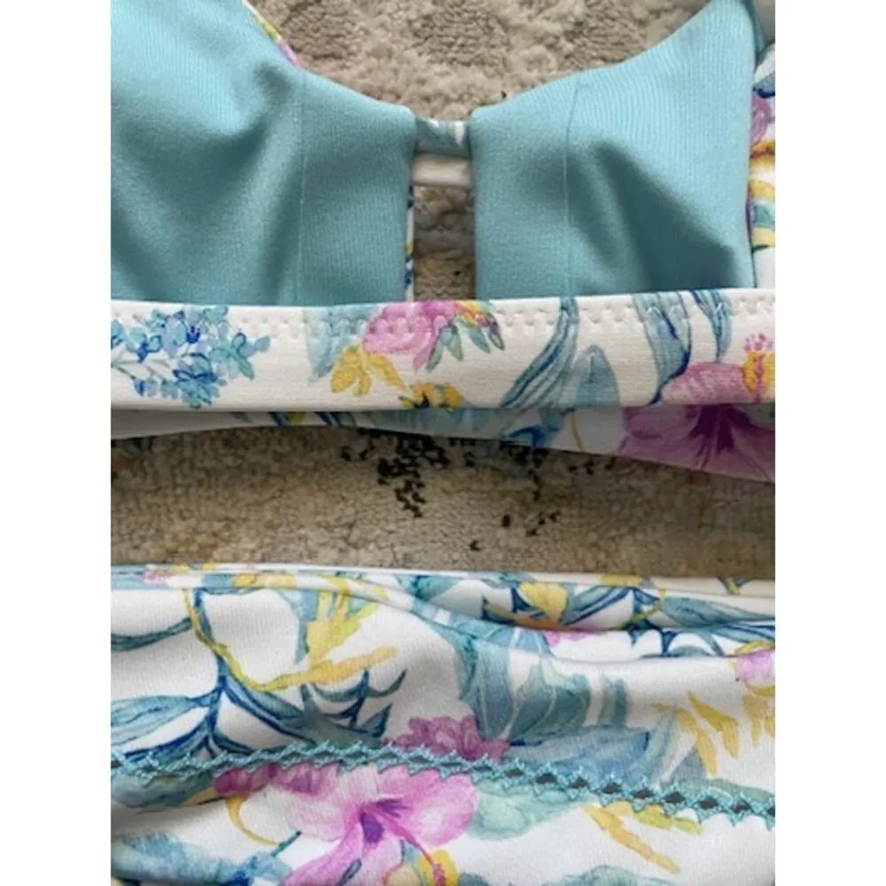 LoveShackFancy X Hurley 2pc Swim Set Hawaiian Bikini - Image 9